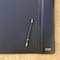 Dacasso Black Leather Side-Rail Desk Pad/Desk Protector, 38" x 24" PR-1025 - alternate 7